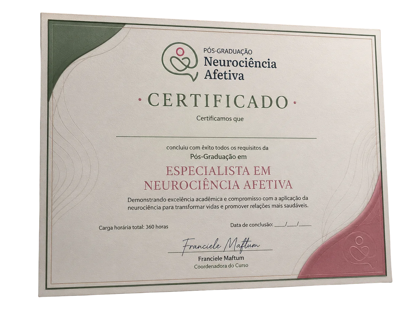 Certificado de Especialista em Neurociência Afetiva